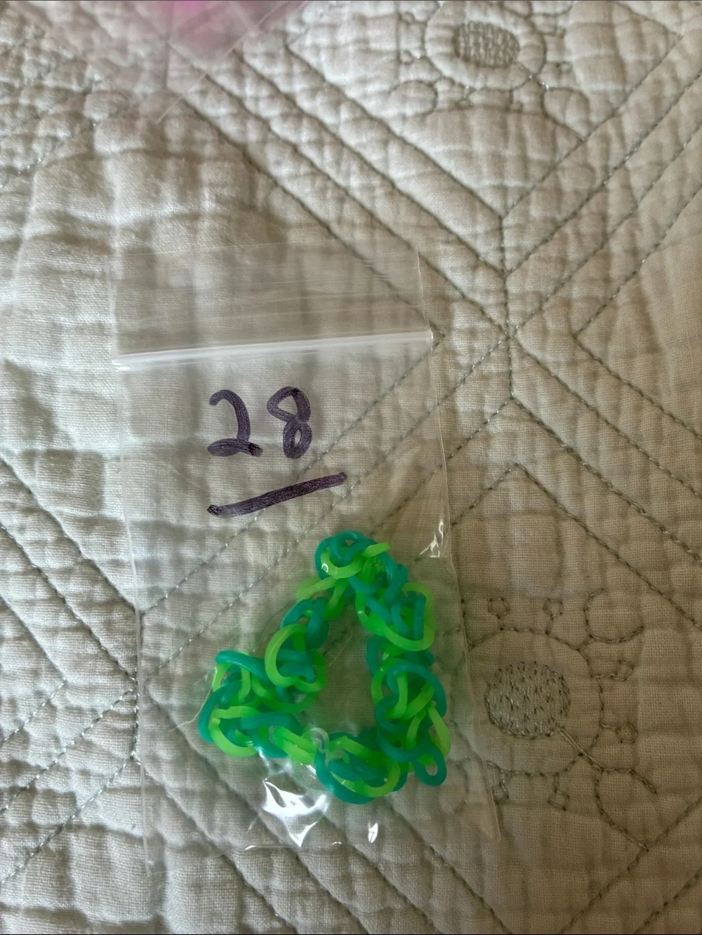 Kids Green & Teal Link Bracelet - Unbranded